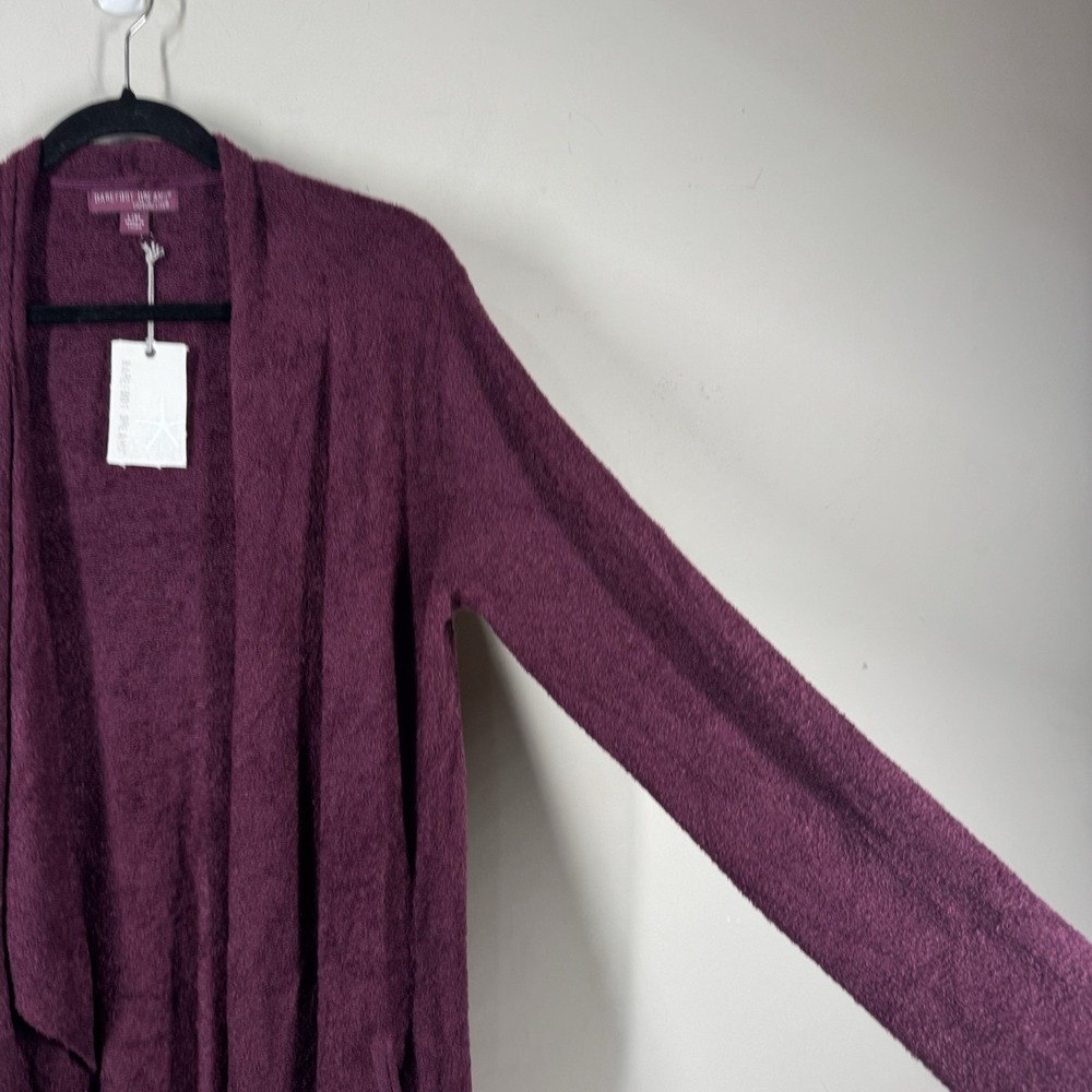 Barefoot Dreams New with Tags CozyChic Lite Island Wrap Burgundy Wine Sz L/XL - Picture 9 of 16